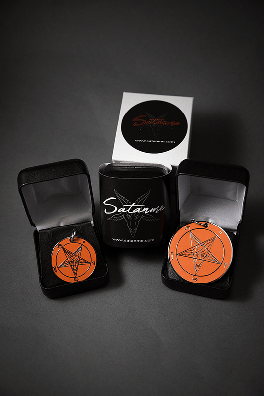 Baph-o'-lantern - Baphomet Cloisonné Medallion