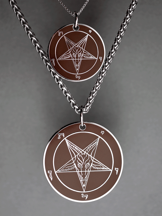 Belial's Power - Baphomet Cloisonné Medallion