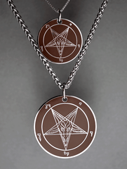 Belial's Power - Baphomet Cloisonné Medallion