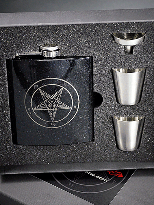 Baphomet Flask Set