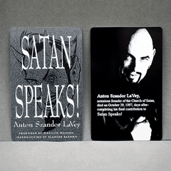 Satan Speaks Bookmark - Satanme Signature Series