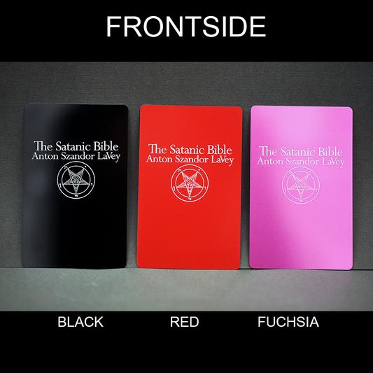 The Nine Satanic Statements Bookmark - Satanme Signature Series