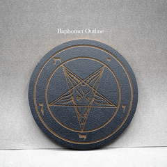 Satanme Cork & Leather Coasters