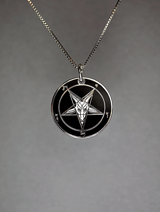 Evening Storm - Baphomet Cloisonné Medallion