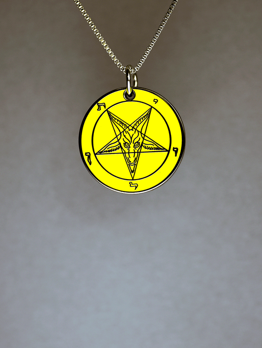 Lucifer's Light - Baphomet Cloisonné Medallion